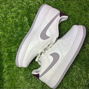 Nike Kids White and Gray Sneakers